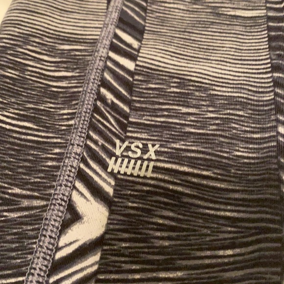 Victoria’s Secret VSX Black/gray with pink leggings - Picture 3 of 8